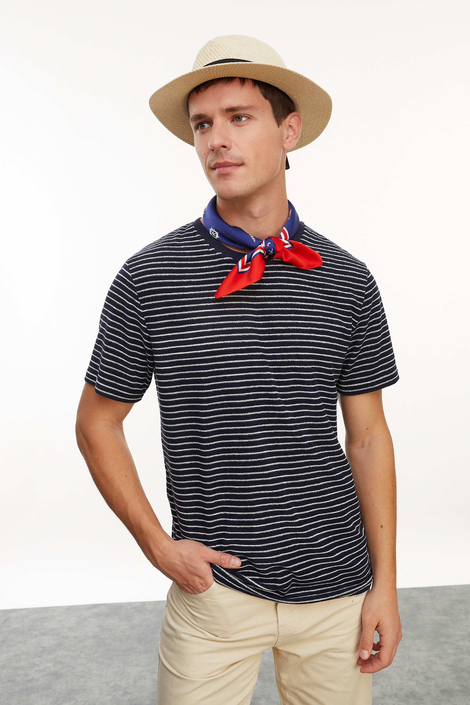 ÇİZGİLİ REGULAR FIT T-SHIRT