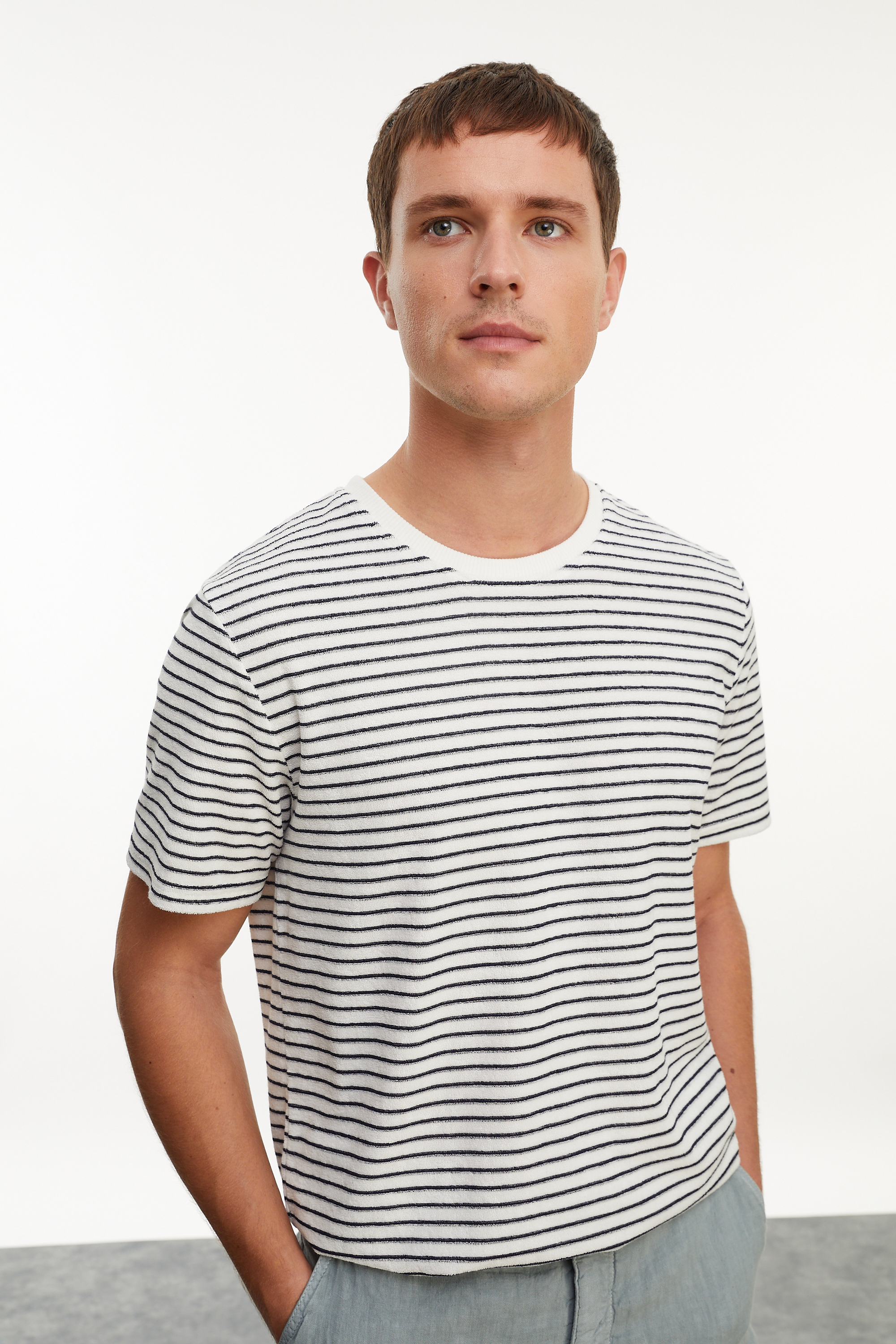 ÇİZGİLİ REGULAR FIT T-SHIRT