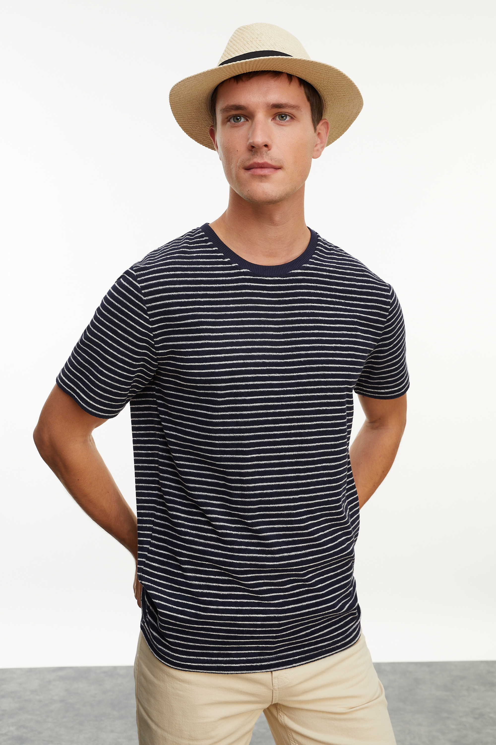 ÇİZGİLİ REGULAR FIT T-SHIRT