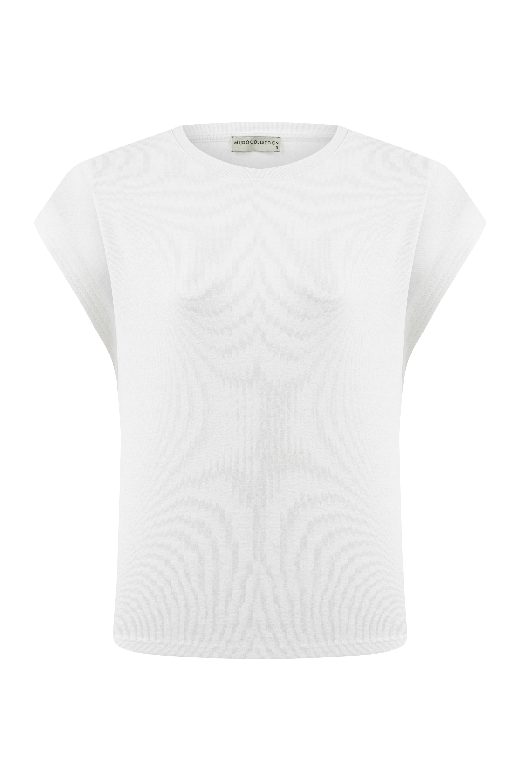 BİSİKLET YAKA DÜŞÜK KOL T-SHIRT