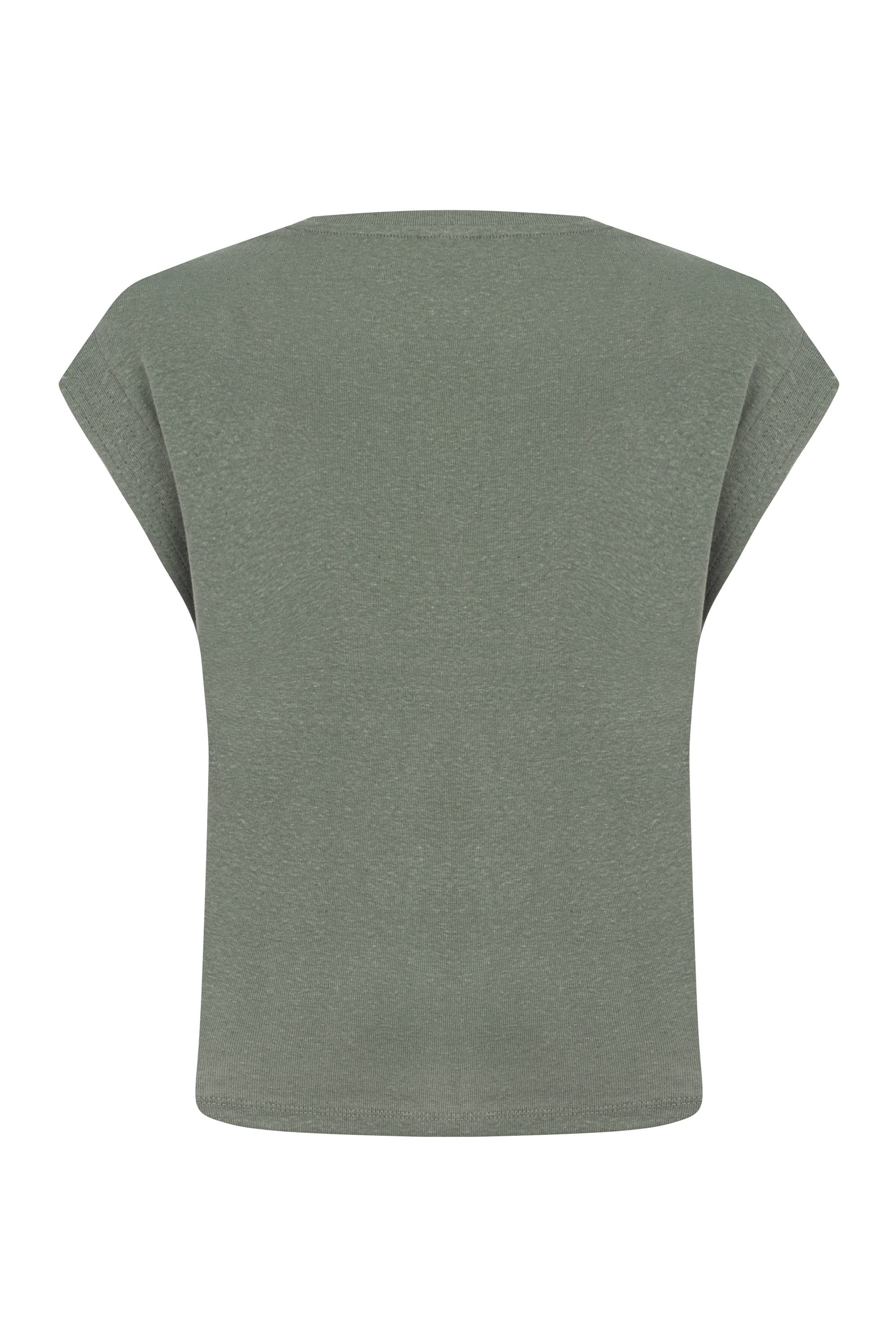 BİSİKLET YAKA DÜŞÜK KOL T-SHIRT