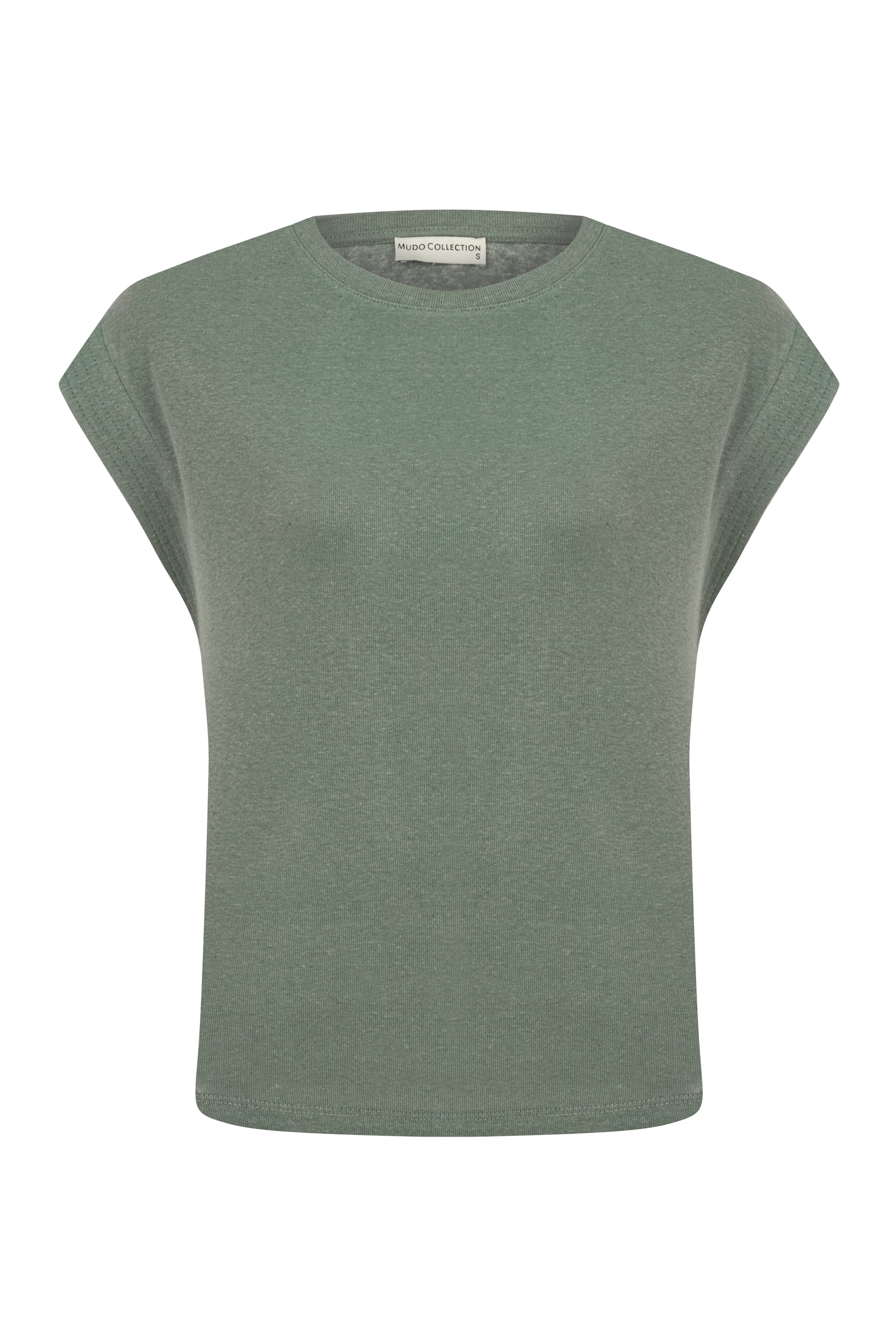 BİSİKLET YAKA DÜŞÜK KOL T-SHIRT