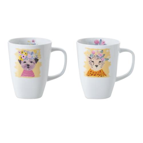  TROPLICAL LEO & PUPPY 2'LI KUPA