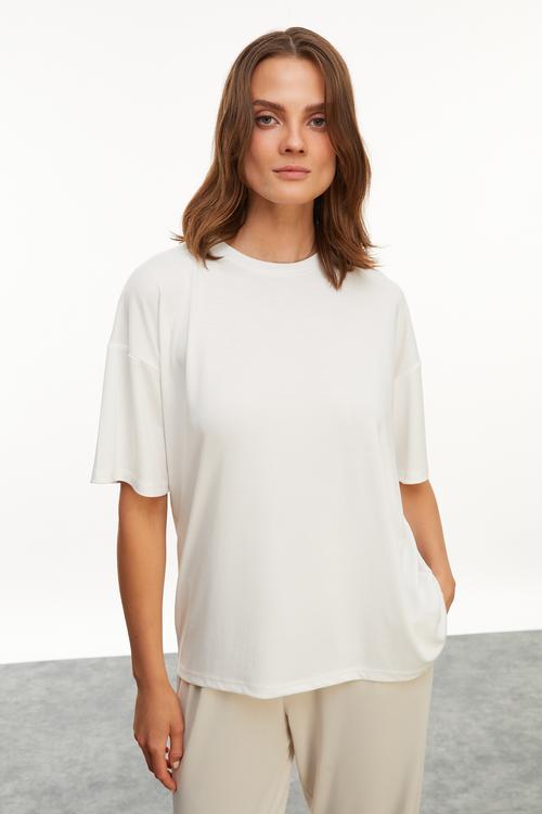  MODAL KARIŞIMLI BİSİKLET YAKA T-SHIRT