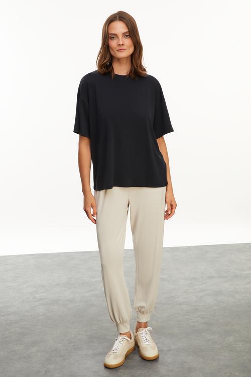  MODAL KARIŞIMLI BİSİKLET YAKA T-SHIRT