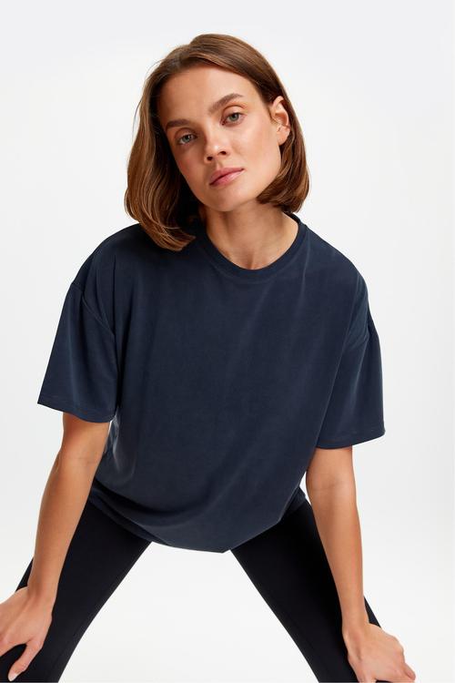  MODAL KARIŞIMLI BİSİKLET YAKA T-SHIRT