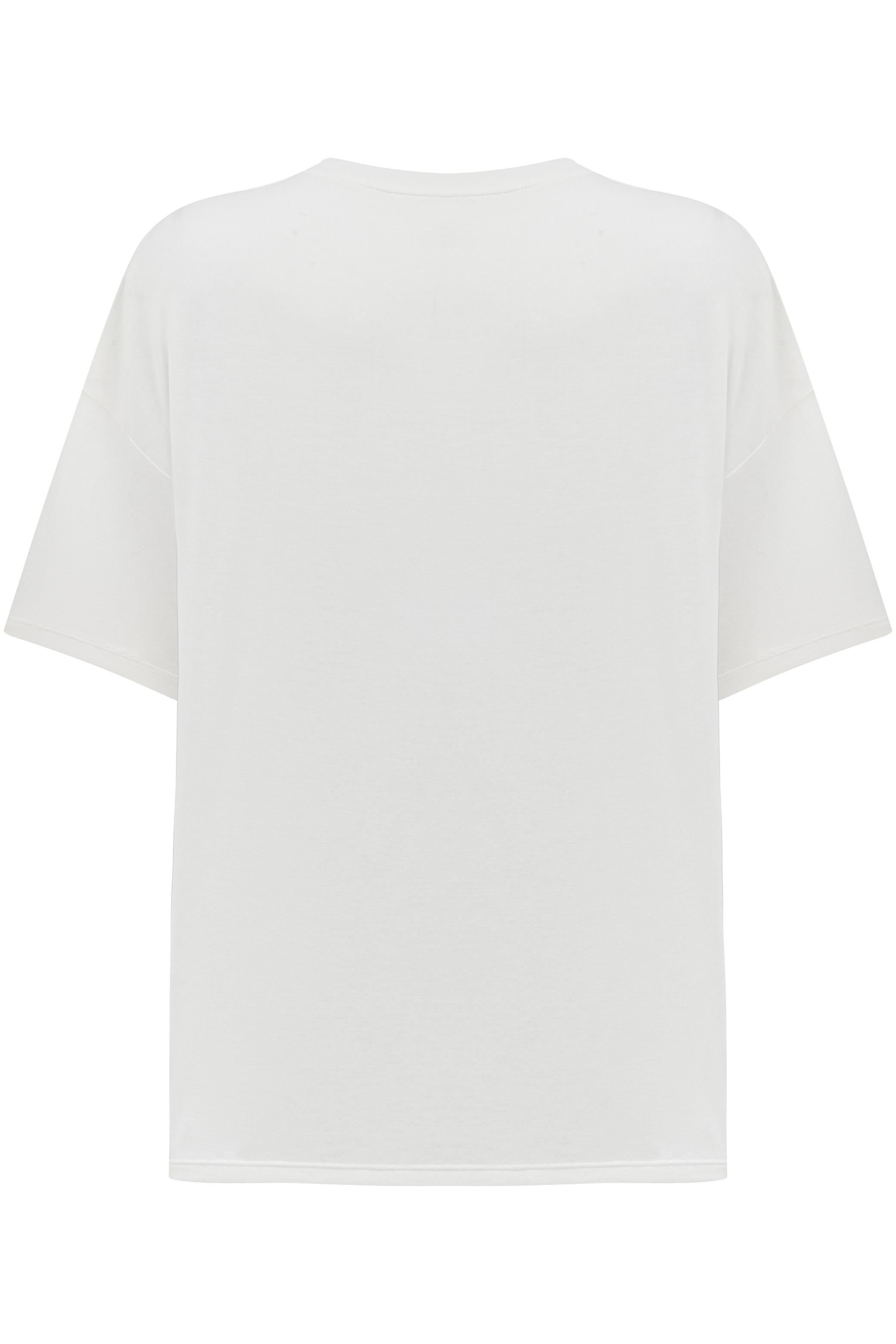 MODAL KARIŞIMLI BİSİKLET YAKA T-SHIRT