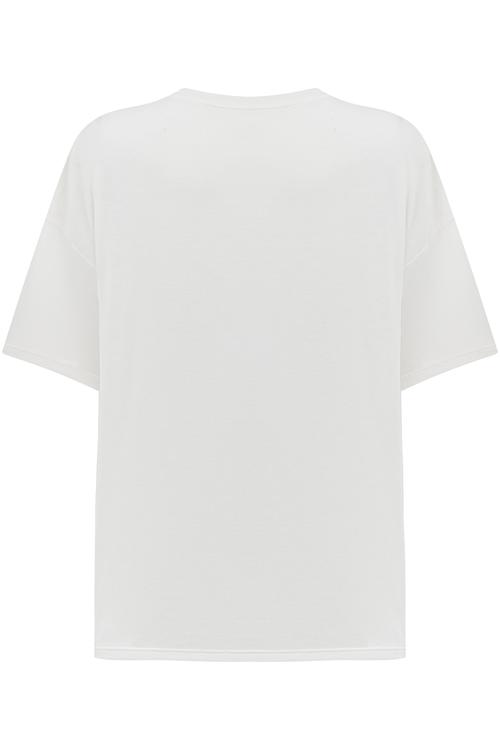  MODAL KARIŞIMLI BİSİKLET YAKA T-SHIRT