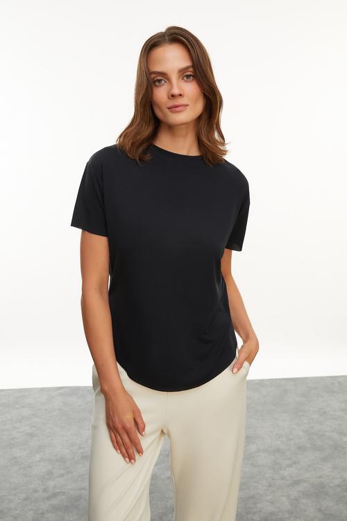  MODAL KARIŞIMLI KISA KOLLU T-SHIRT
