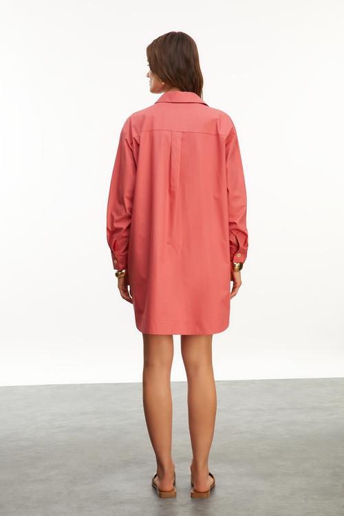  MİNİ GÖMLEK ELBİSE