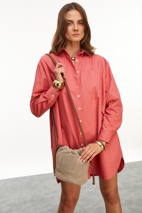  MİNİ GÖMLEK ELBİSE