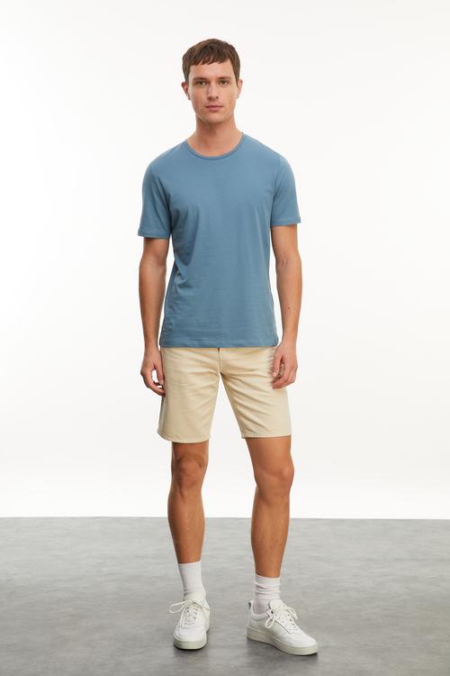  BİSİKLET YAKA KISA KOLLU T-SHIRT