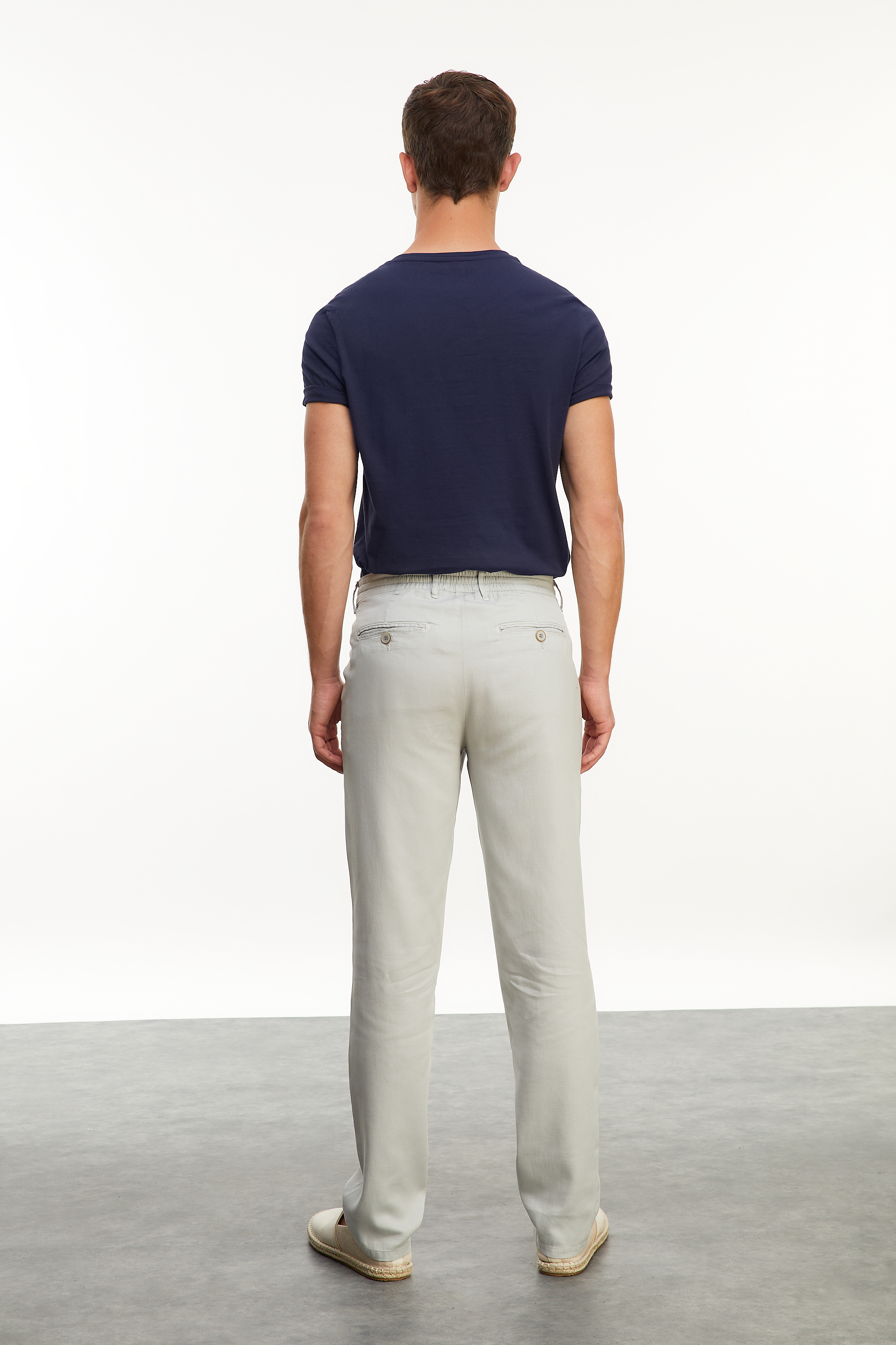 LİYOSEL KARIŞIMLI SLIM STRAIGHT PANTOLON