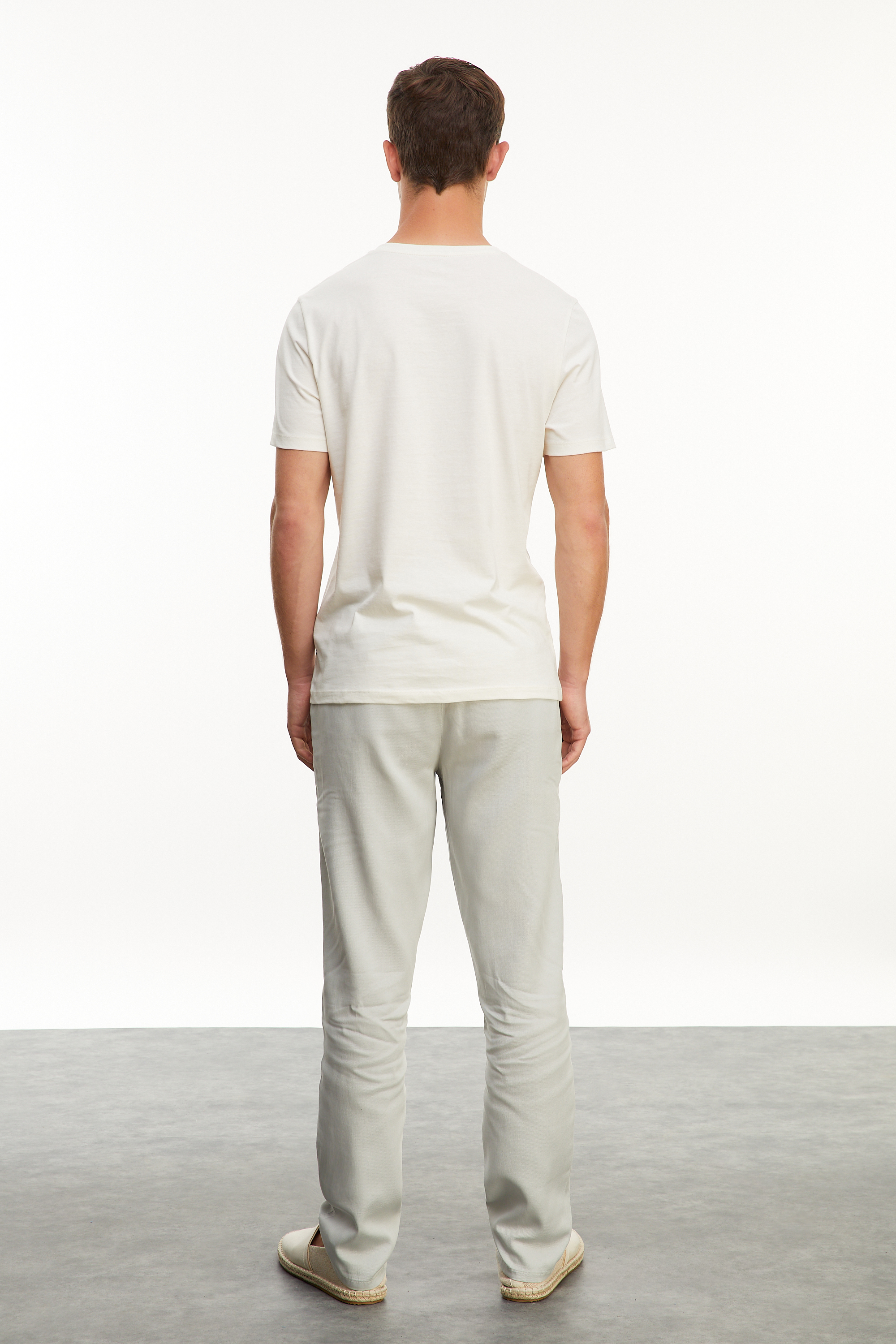 MARİN BASKI BİSİKLET YAKA KISA KOLLU T-SHIRT