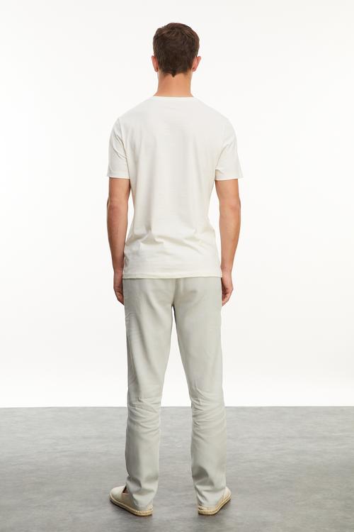  MARİN BASKI BİSİKLET YAKA KISA KOLLU T-SHIRT