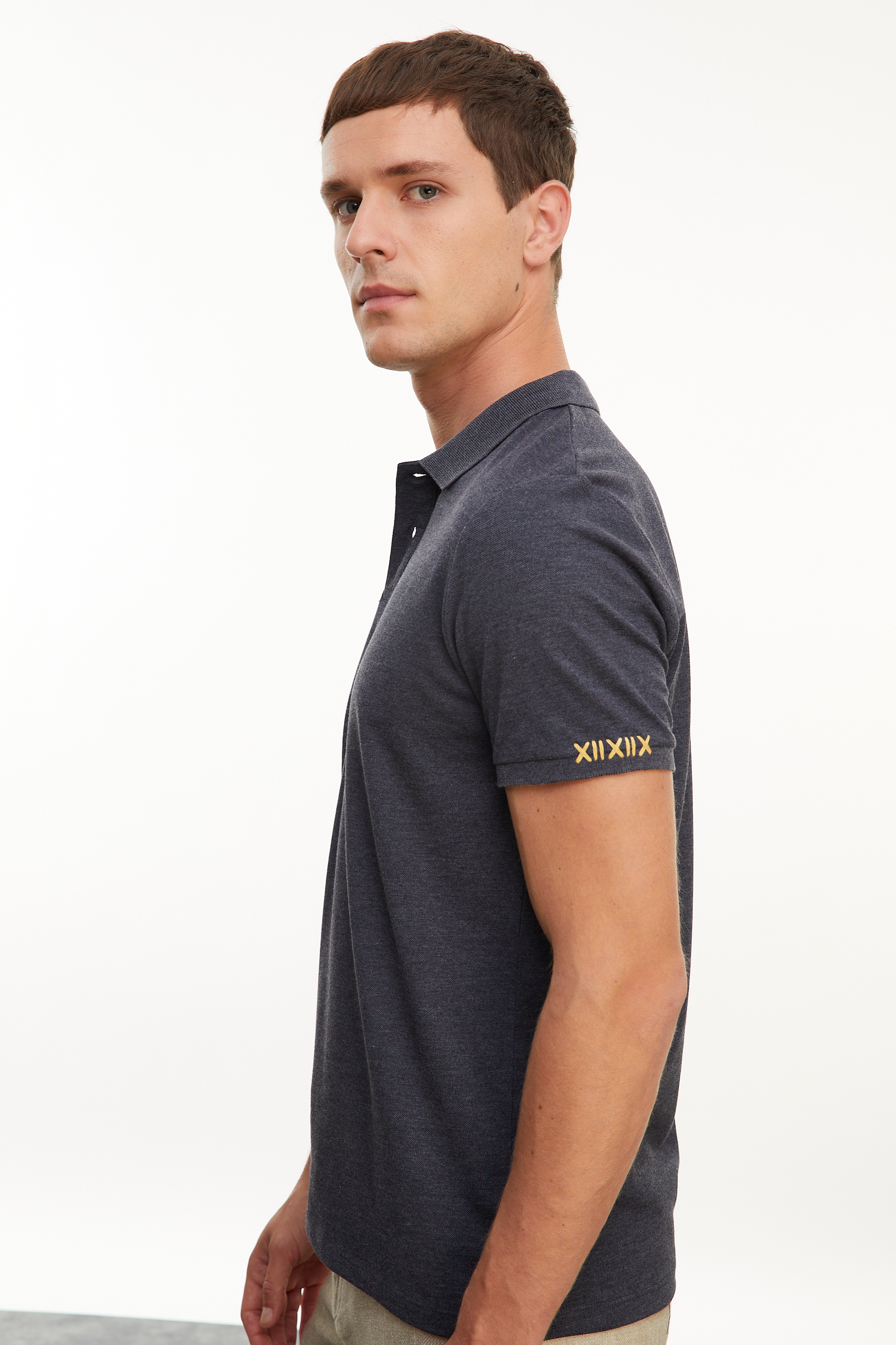 POLO YAKA KISA KOLLU T-SHIRT