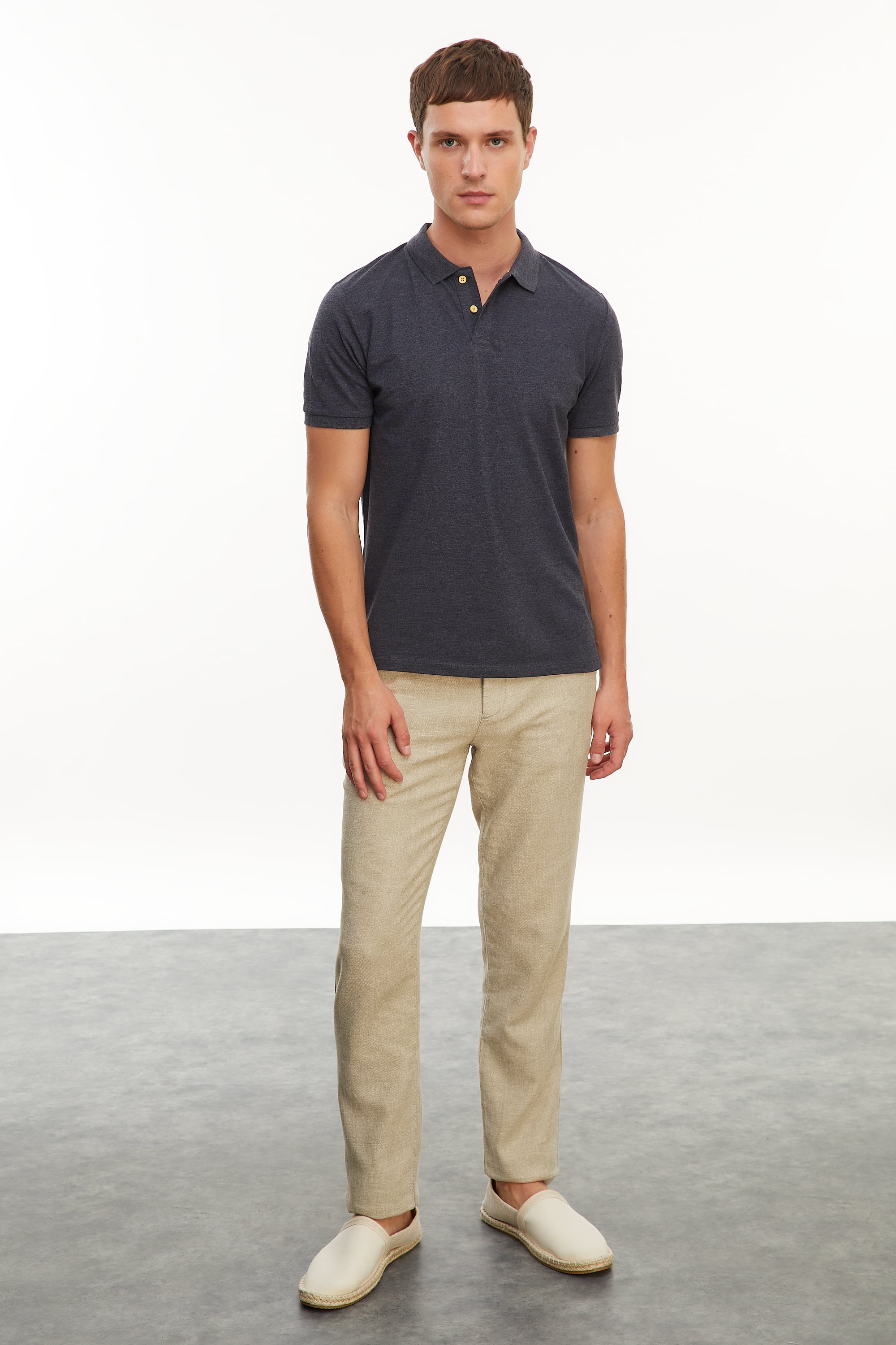 POLO YAKA KISA KOLLU T-SHIRT