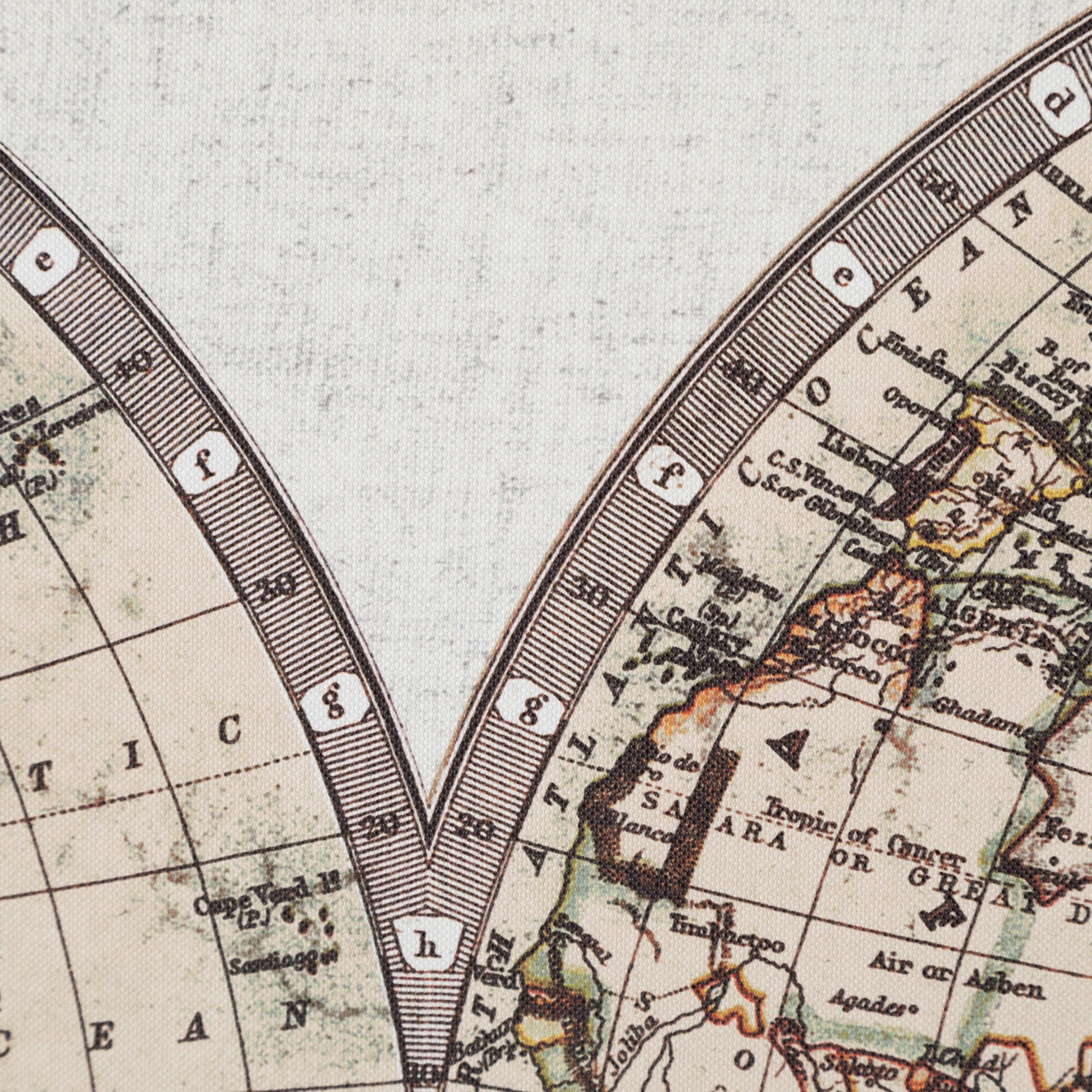 MAP KETEN BASKI ÇERÇEVELİ PANO 61X86 CM