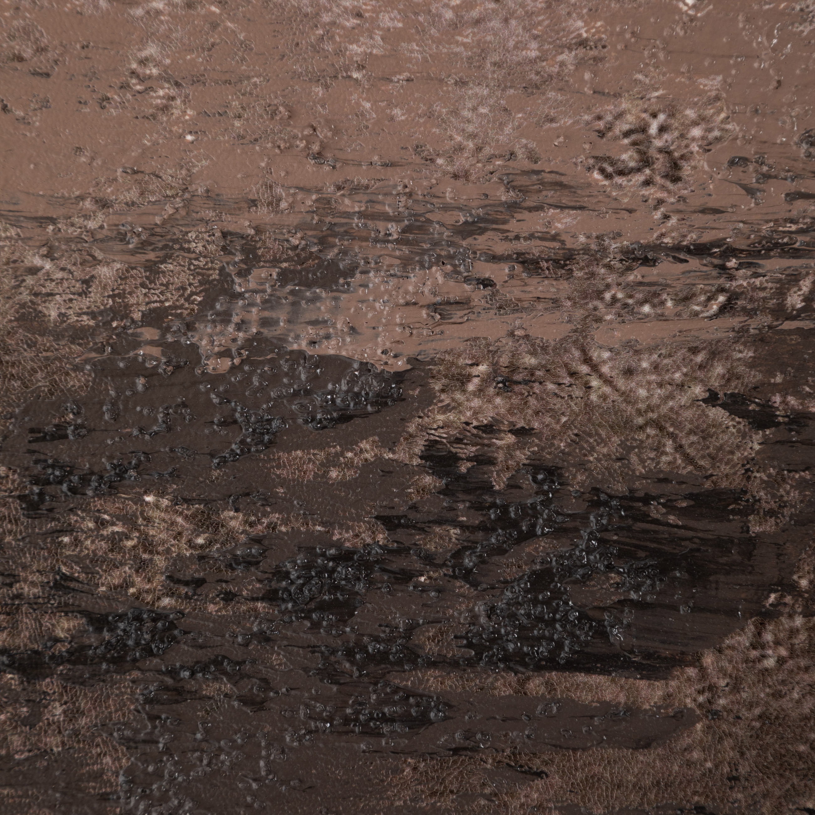 DARK BROWN YAĞLIBOYA TABLO 100X100CM