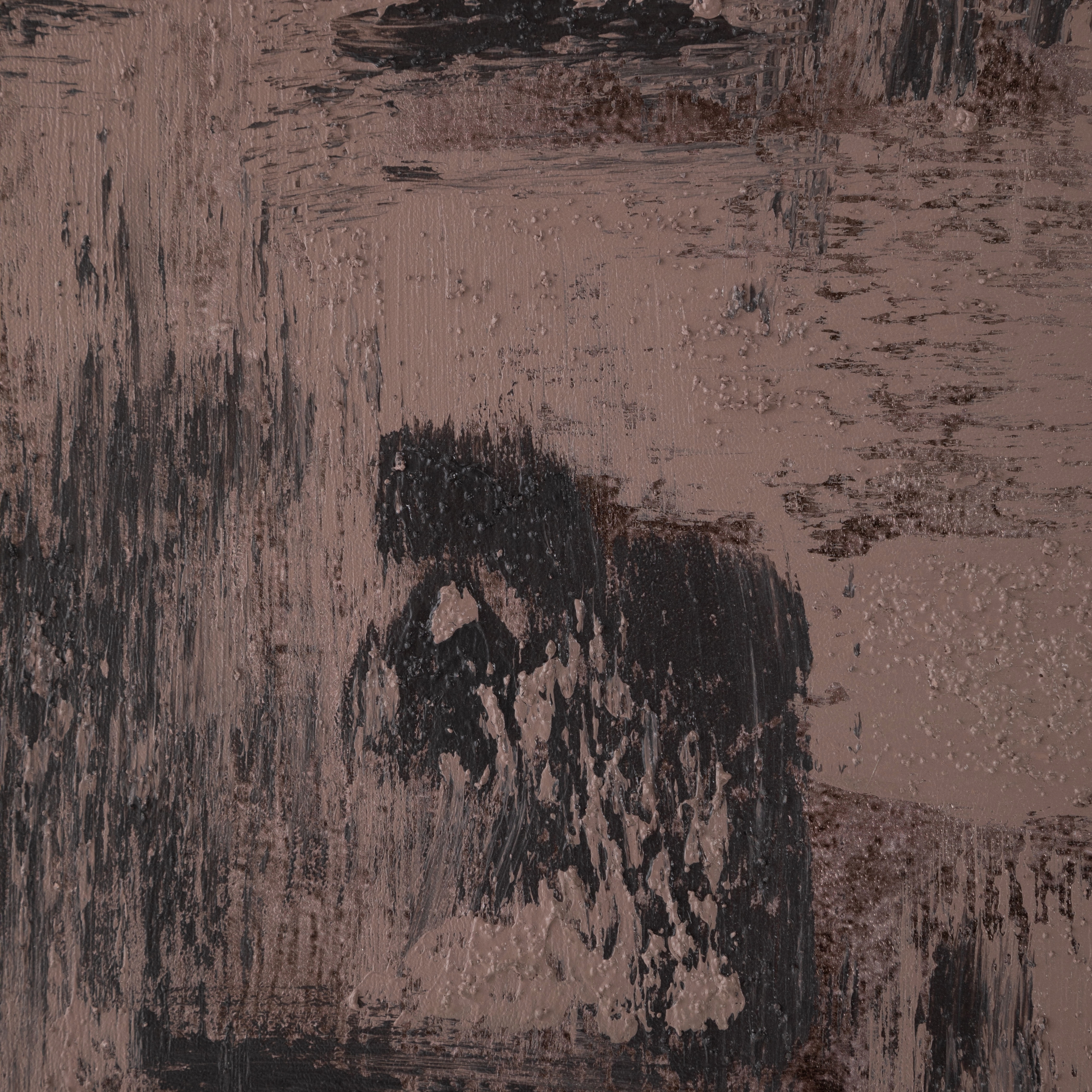 LIGHT BROWN YAĞLIBOYA TABLO 100X100CM