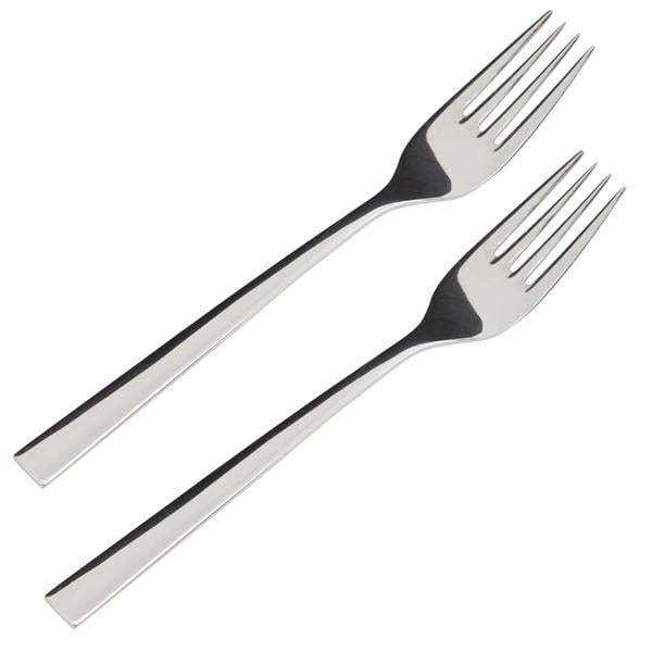 Mudo Home Premium Steel Collection 2’Li Yemek Çatali Renksiz