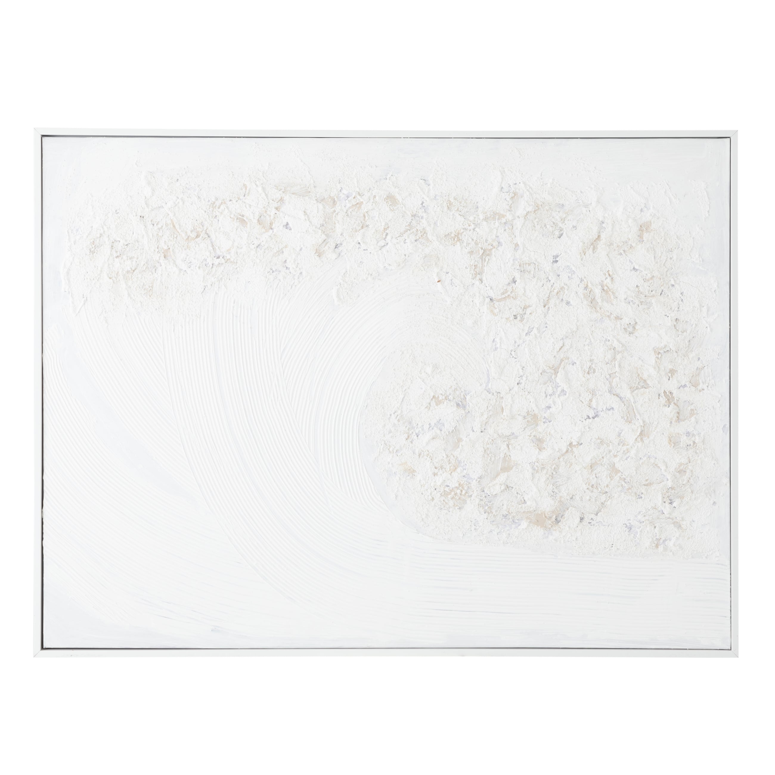 WAVE KABARTMALI ÇERÇEVELİ YAĞLIBOYA TABLO 90X120CM