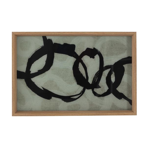 Mudo Home Loop Dekoratif Tepsi Natural 31X42Cm Renksiz