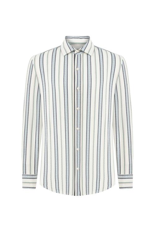  ÇİZGİLİ REGULAR FIT GÖMLEK