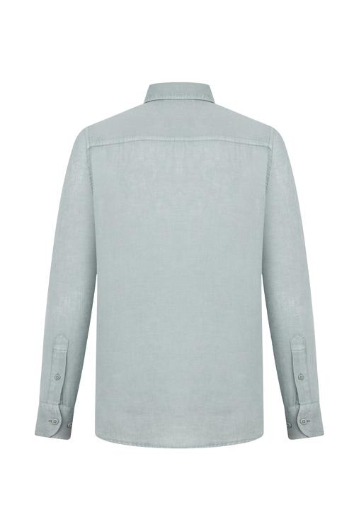  KETEN KARIŞIMLI REGULAR FIT GÖMLEK