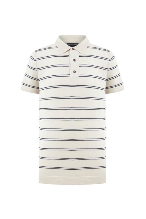  ÇİZGİLİ POLO YAKA TRİKO