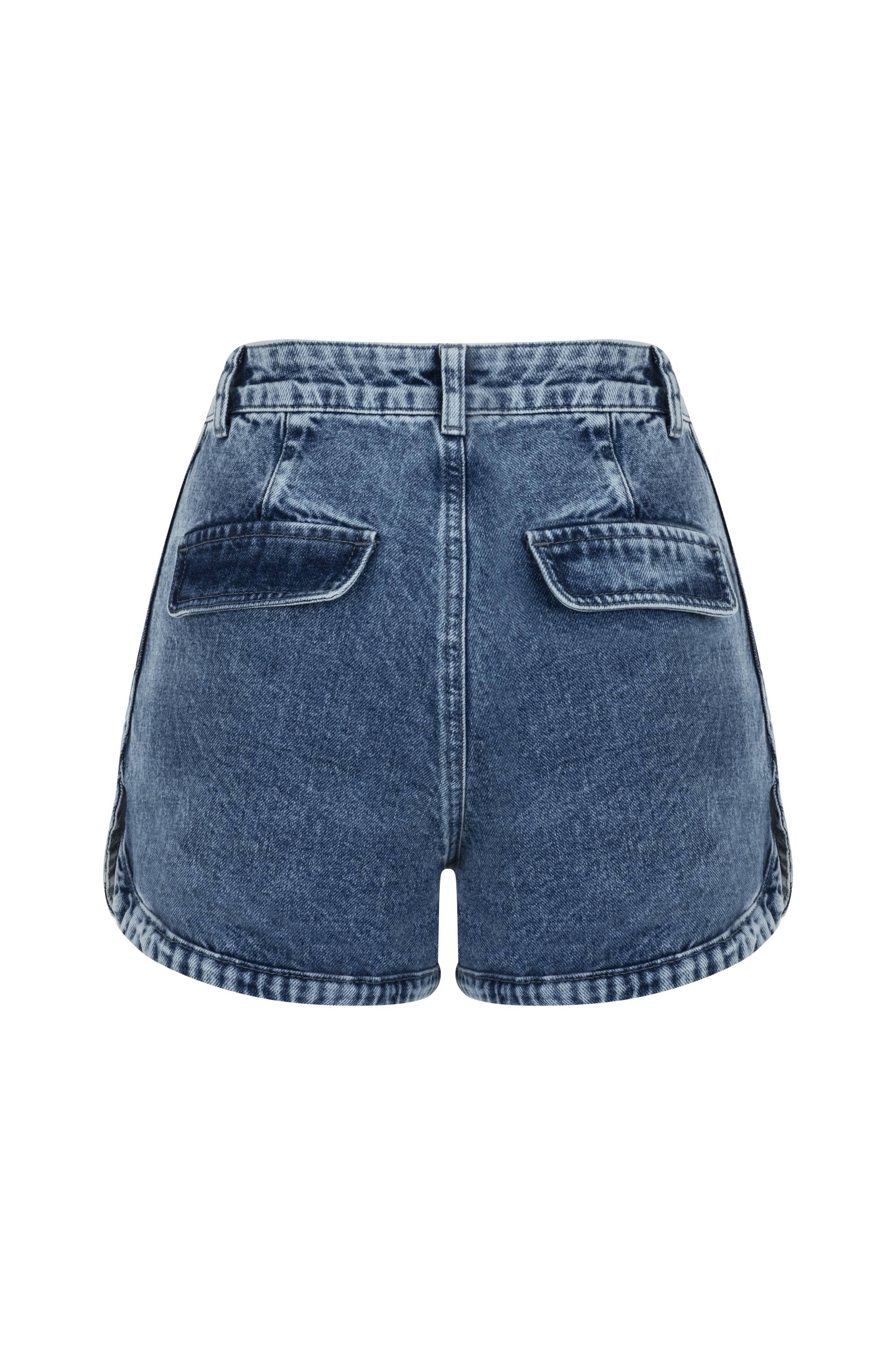 RELAX FIT MİNİ JEAN ŞORT