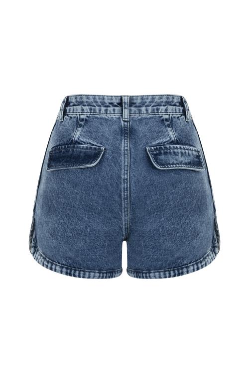  RELAX FIT MİNİ JEAN ŞORT