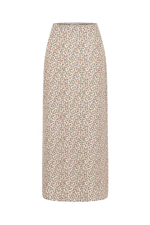  ÇİÇEKLİ A FORM MİDİ ETEK