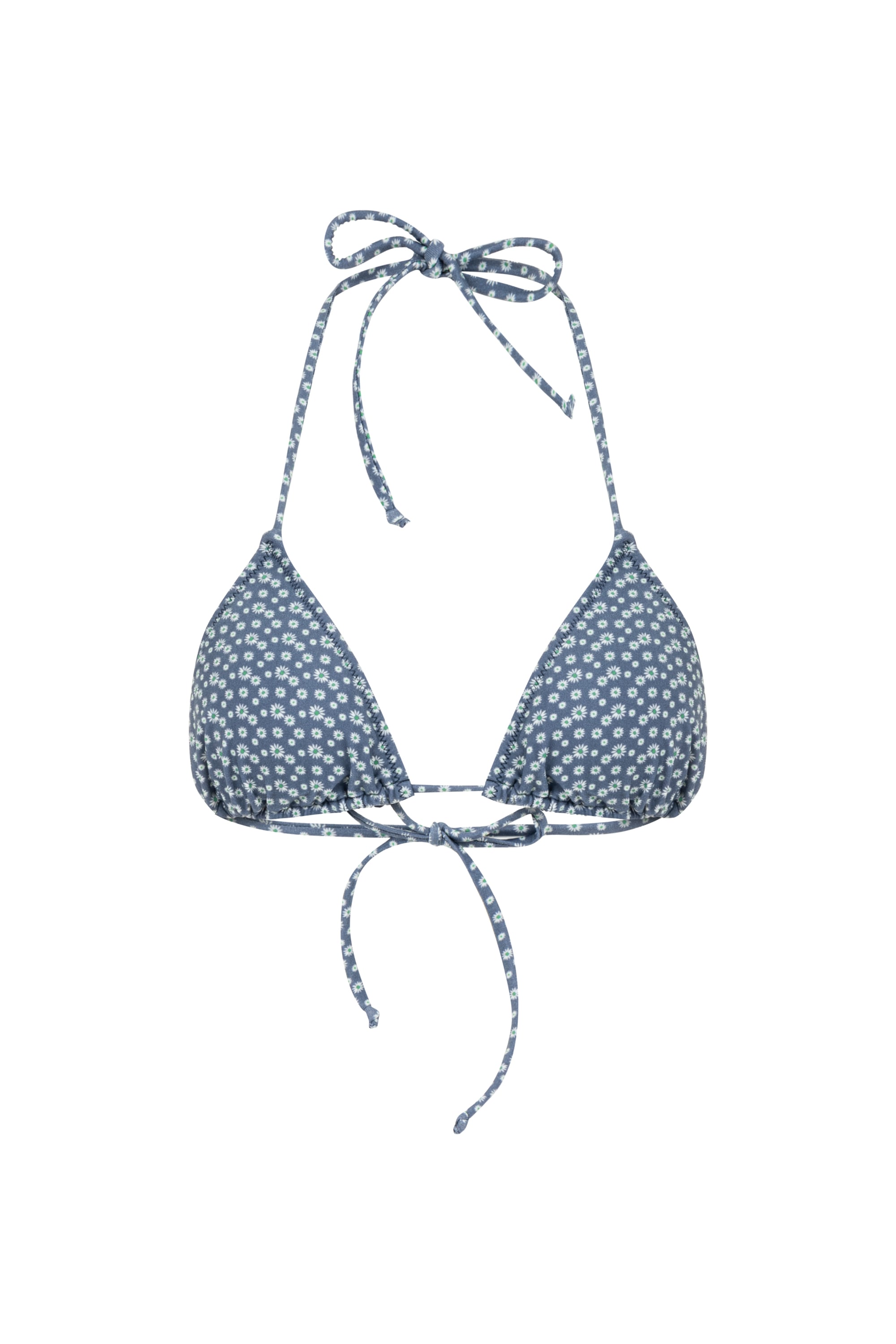 ÇİÇEK DESENLİ ÜÇGEN BİKİNİ ÜSTÜ