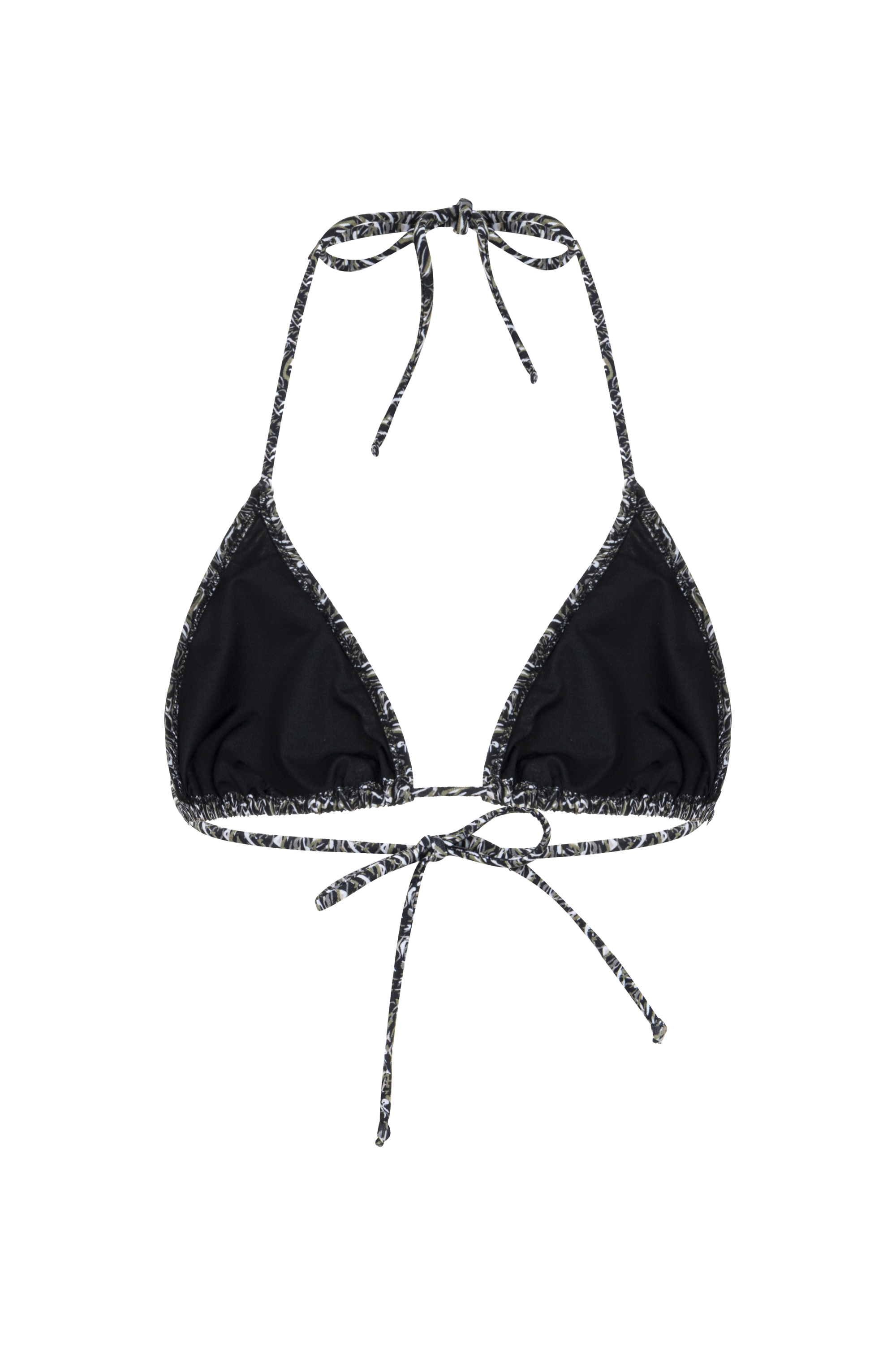 DESENLİ ÜÇGEN BİKİNİ ÜSTÜ