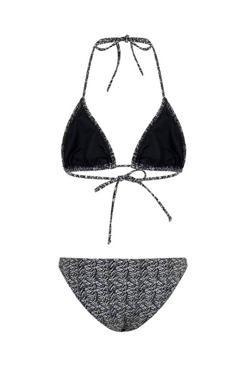  DESENLİ ÜÇGEN BİKİNİ ÜSTÜ