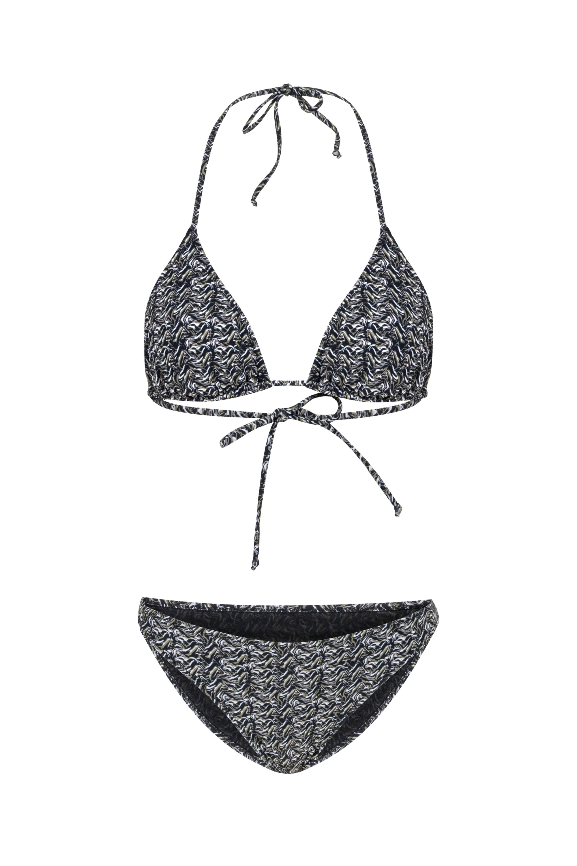 DESENLİ ÜÇGEN BİKİNİ ÜSTÜ