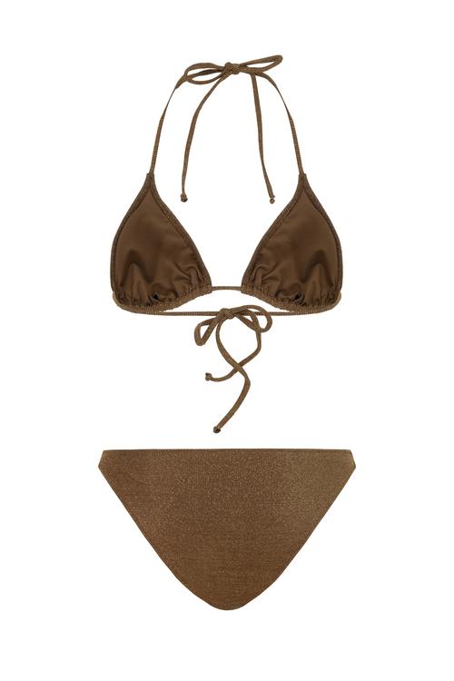  SİMLİ ÜÇGEN BİKİNİ ÜSTÜ