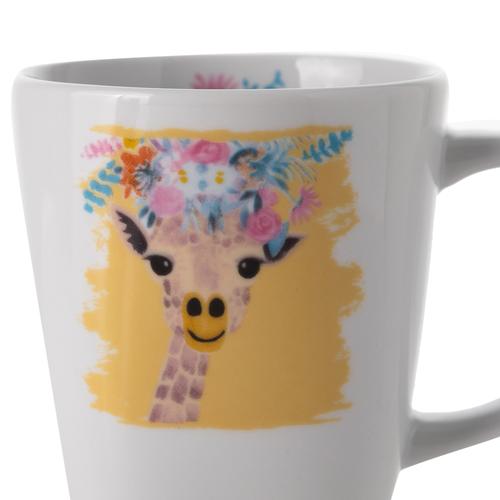  TROPICAL GIIRAFFE & ZEBRA 2'LI KUPA