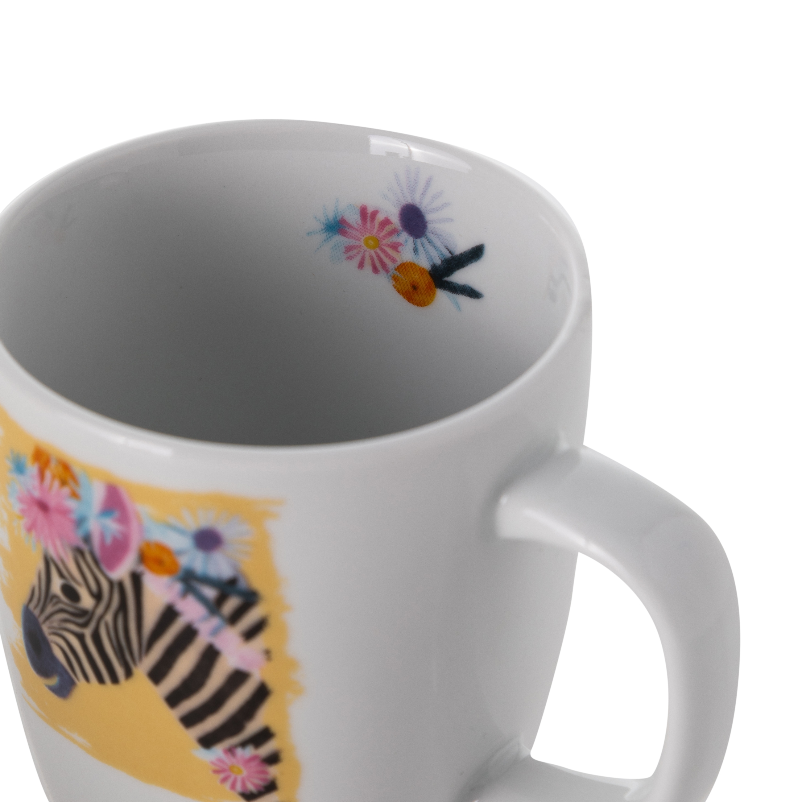 TROPICAL GIIRAFFE & ZEBRA 2'LI KUPA