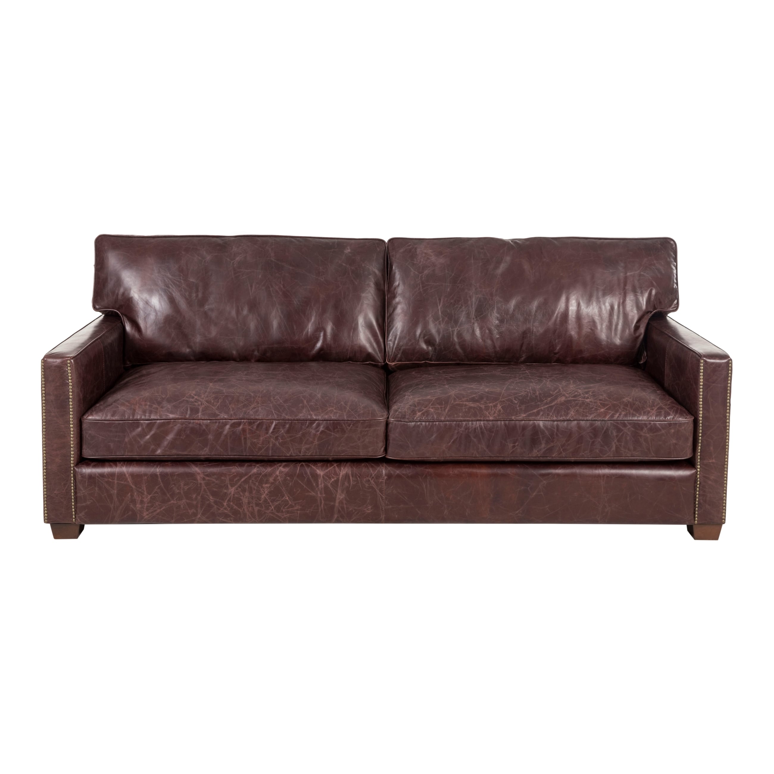 WILLIAM ÜÇLÜ DERİ KOLTUK BIKER TAN