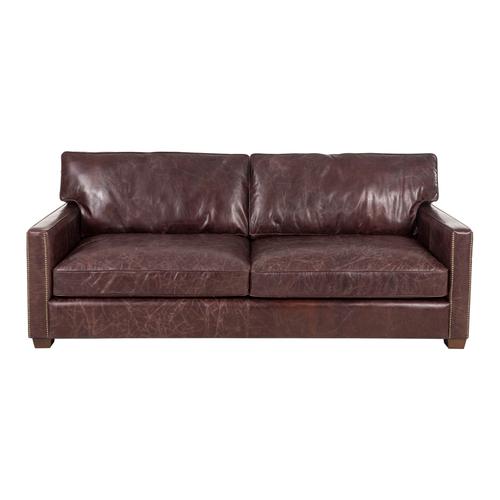 WILLIAM ÜÇLÜ DERİ KOLTUK BIKER TAN