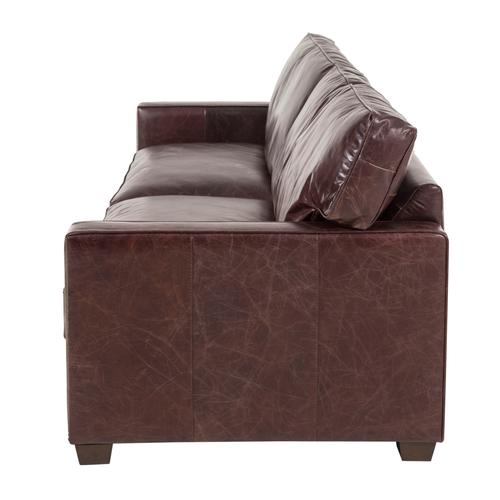 WILLIAM ÜÇLÜ DERİ KOLTUK BIKER TAN