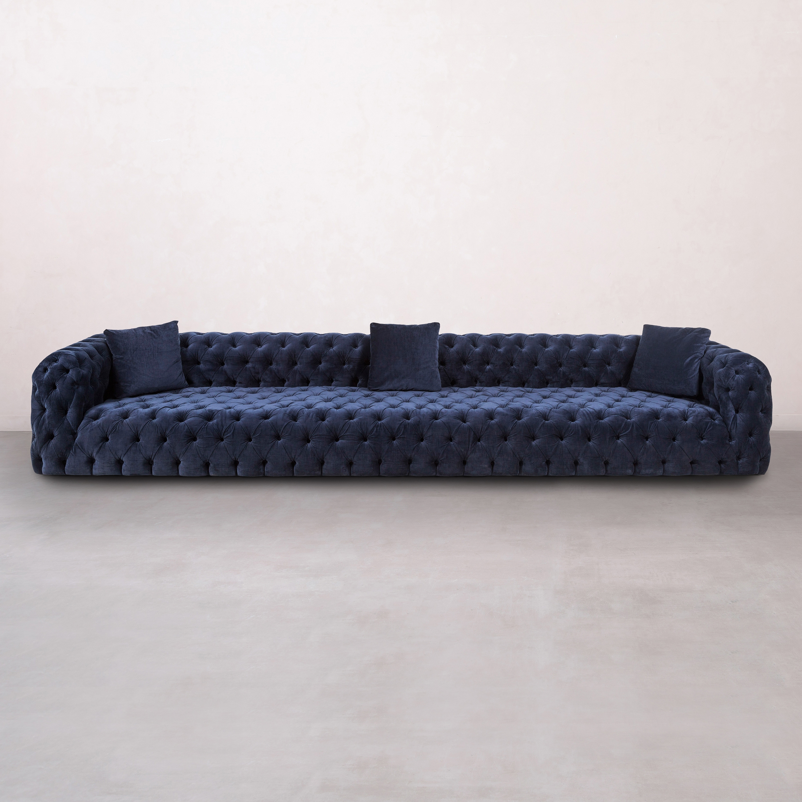 SANTOS LACİVERT ALTILI CHESTER KOLTUK