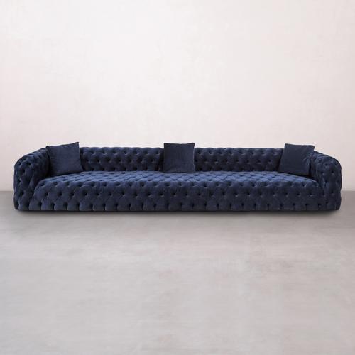  SANTOS LACİVERT ALTILI CHESTER KOLTUK