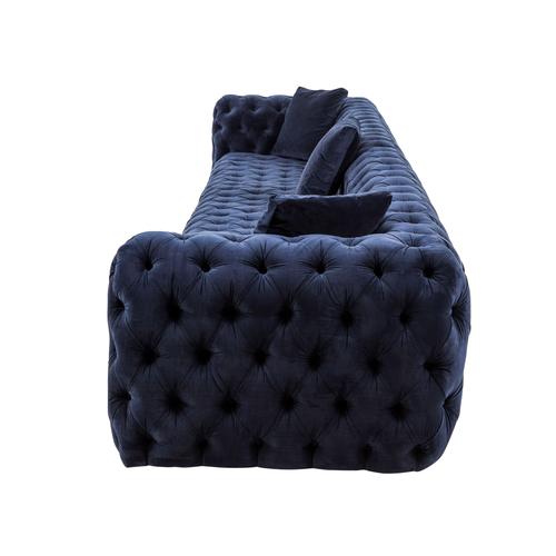  SANTOS LACİVERT ALTILI CHESTER KOLTUK