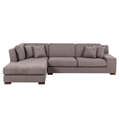  CAPRI GRİ AHŞAP AYAK L KOLTUK SAĞ