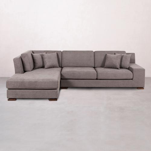  CAPRI GRİ AHŞAP AYAK L KOLTUK SAĞ