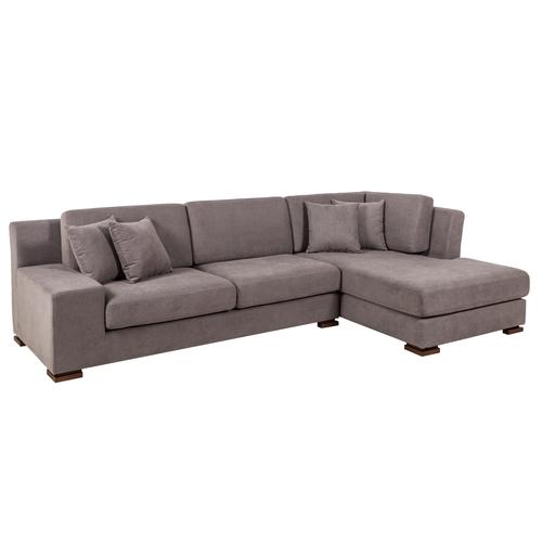  CAPRI GRİ AHŞAP AYAK L KOLTUK SOL