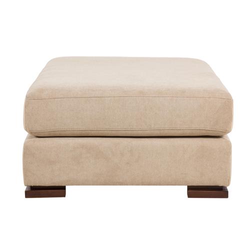  CAPRI AHŞAP AYAK PUF BEJ